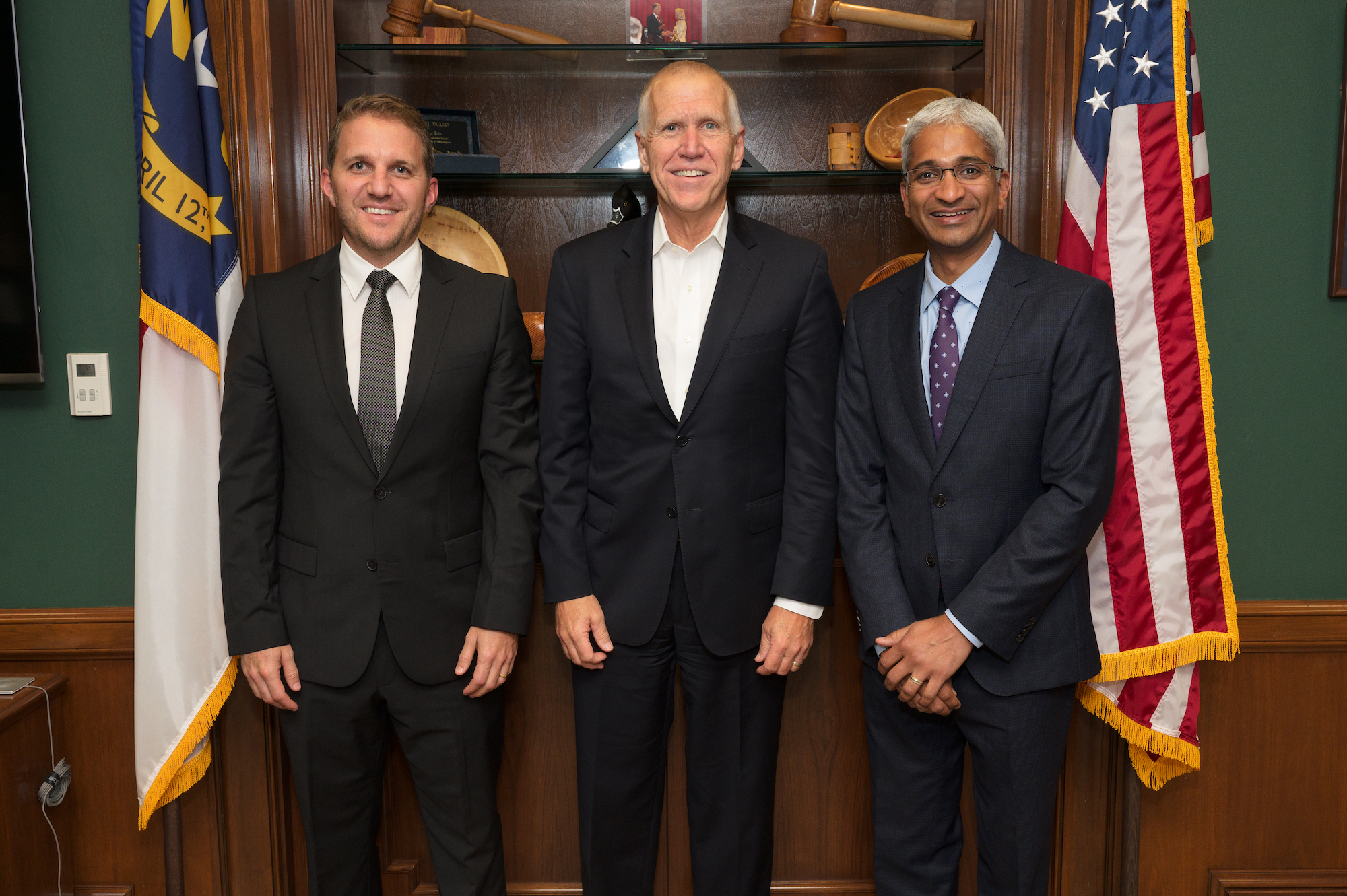 Believer Meats CEO and COO meet U.S. Senator Thom Tillis